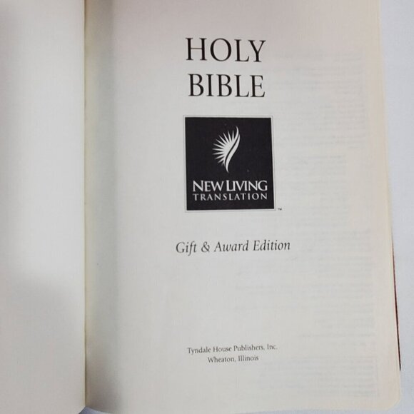 Holy Bible New Living Translation Red Letter Gift & Award Edition Tyndale 1997 - Picture 7 of 11